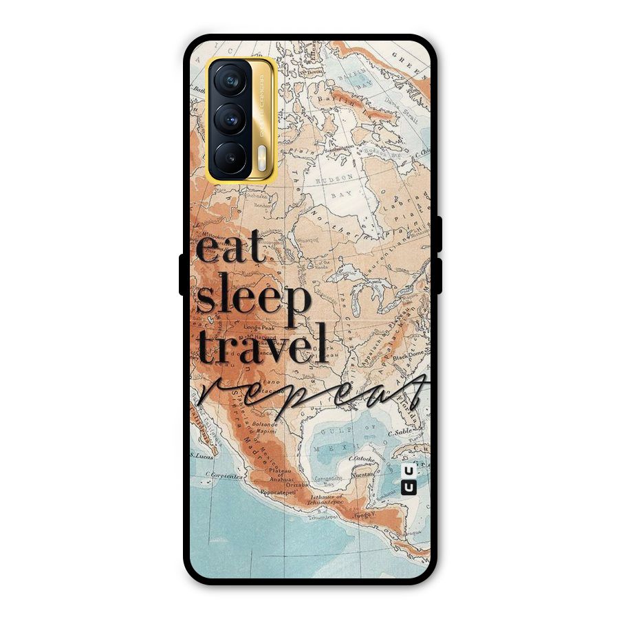 Travel Repeat Metal Back Case for Realme X7