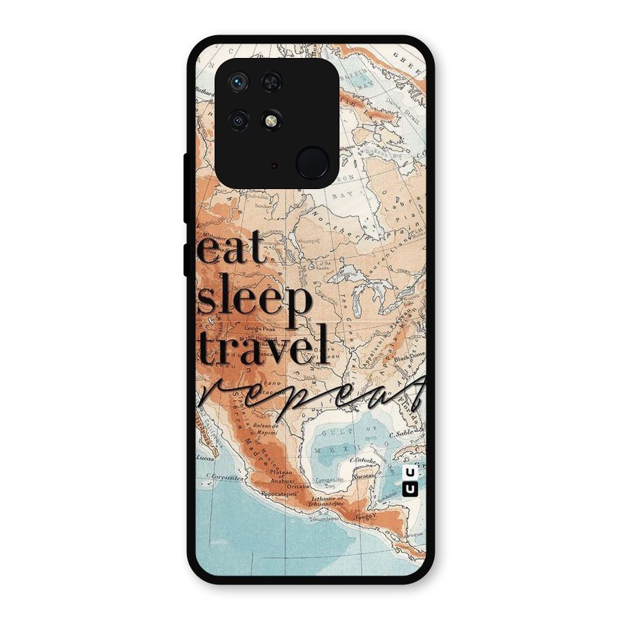 Travel Repeat Metal Back Case for Redmi 10