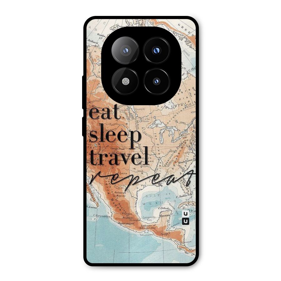 Travel Repeat Metal Back Case for Redmi Note 14 Pro Plus 5G