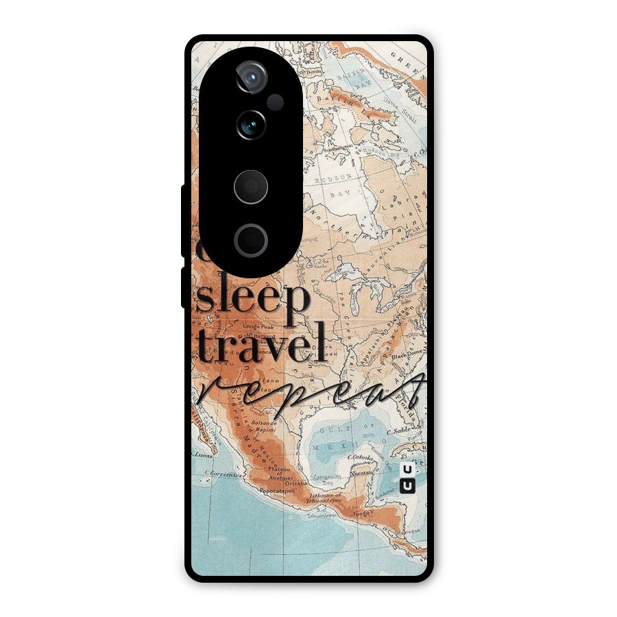 Travel Repeat Metal Back Case for Vivo T3 Ultra