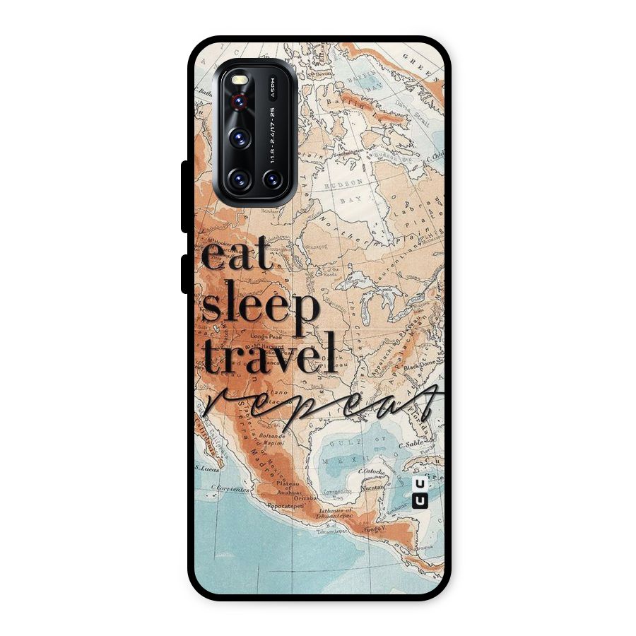 Travel Repeat Metal Back Case for Vivo V19