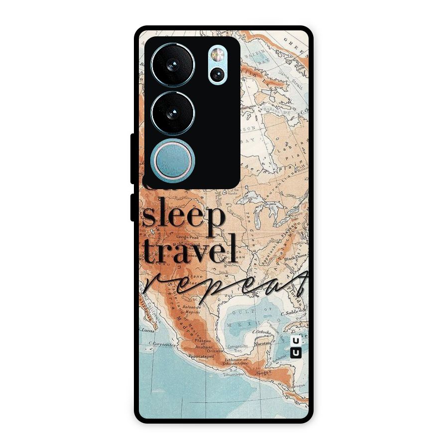 Travel Repeat Metal Back Case for Vivo V29 Pro