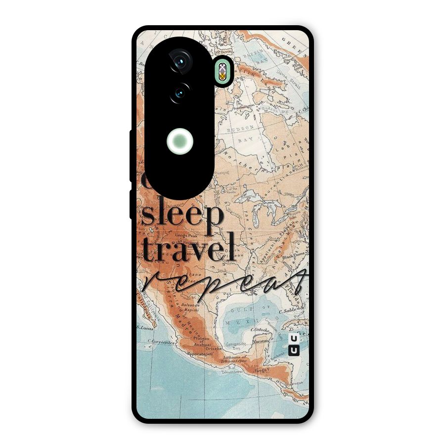 Travel Repeat Metal Back Case for Vivo V40e