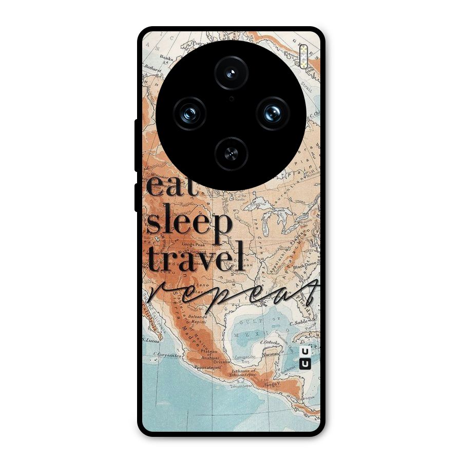 Travel Repeat Metal Back Case for Vivo X100 Pro