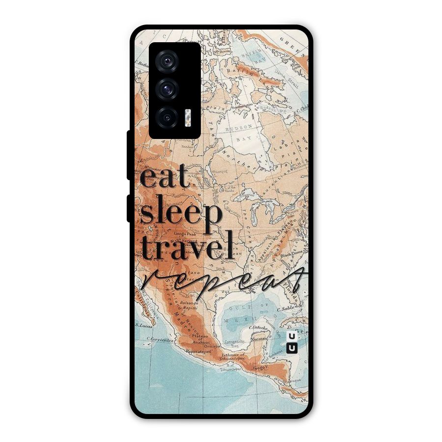 Travel Repeat Metal Back Case for iQOO 7 5G