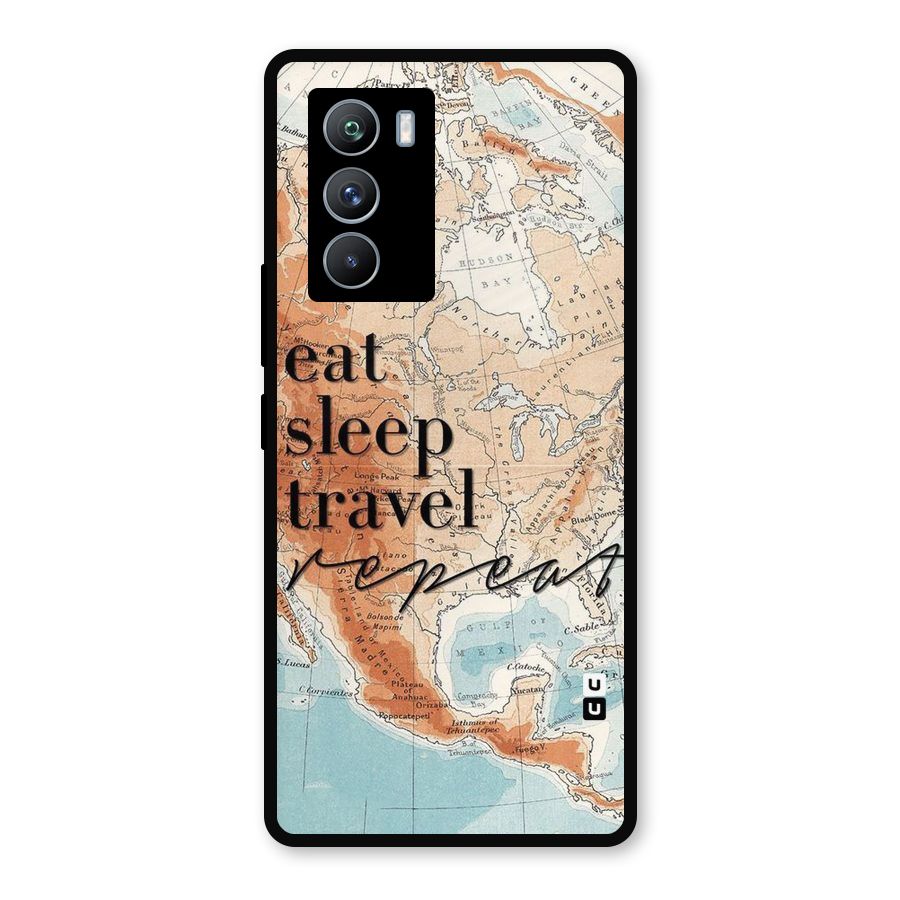 Travel Repeat Metal Back Case for iQOO 9 SE