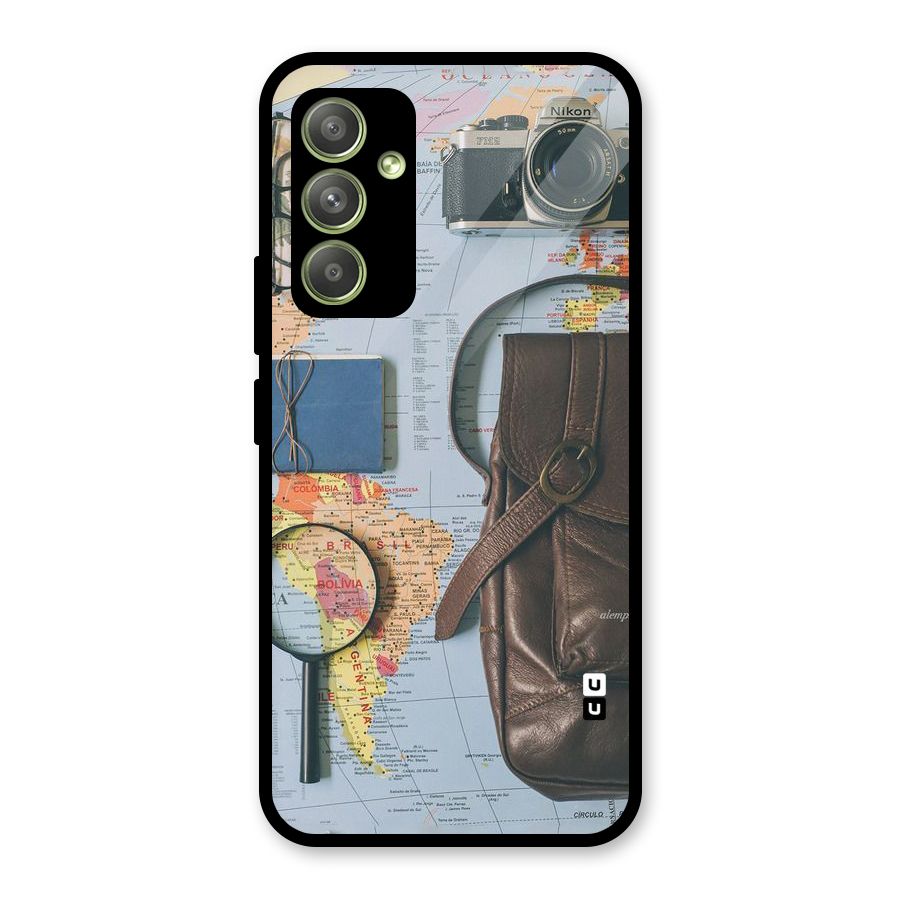 Travel Requisites Glass Back Case for Galaxy A54