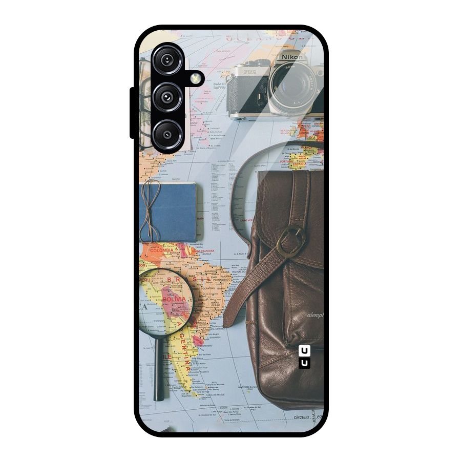 Travel Requisites Glass Back Case for Galaxy M34 5G