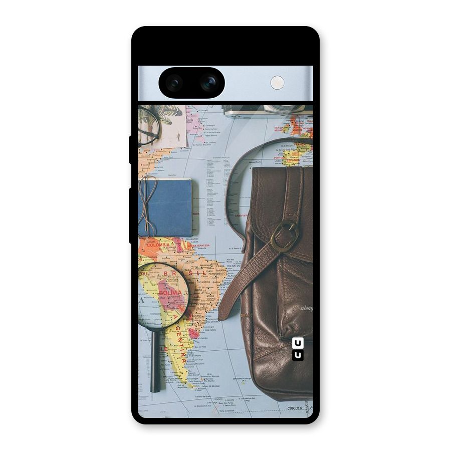 Travel Requisites Glass Back Case for Google Pixel 7a