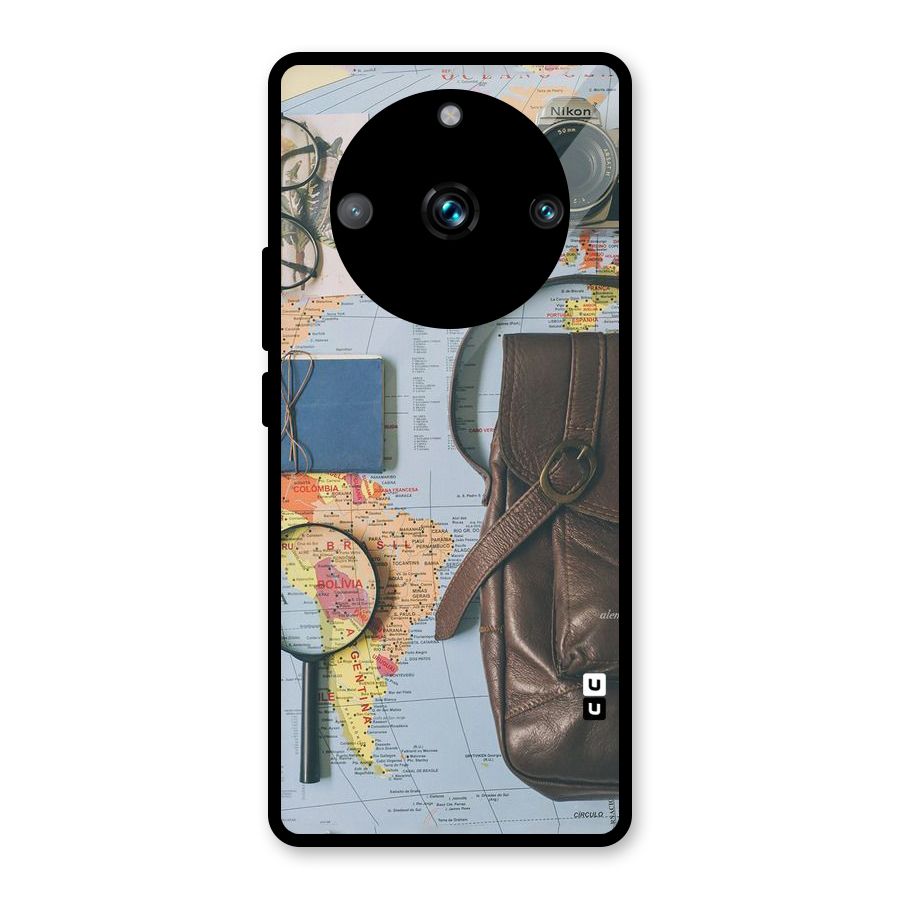 Travel Requisites Glass Back Case for Realme 11 Pro Plus