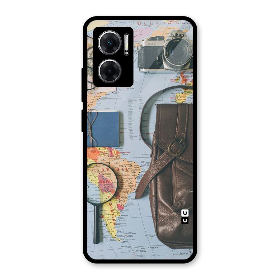 Travel Requisites Glass Back Case for Redmi 11 Prime 5G