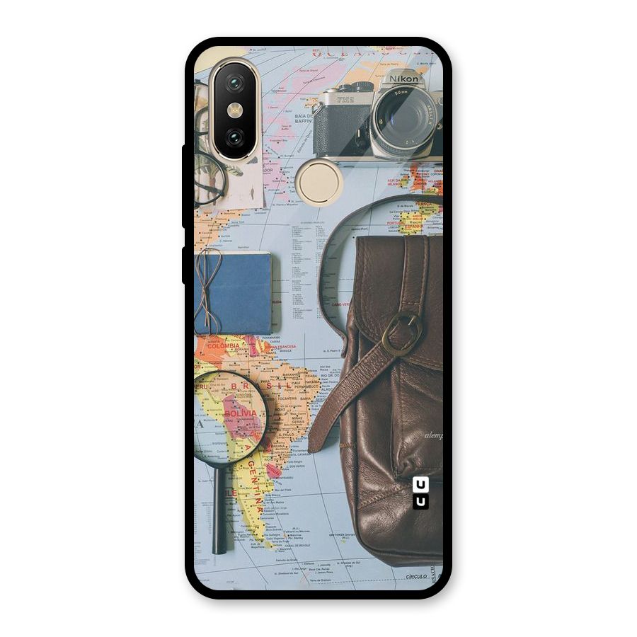 Travel Requisites Glass Back Case for Redmi A2