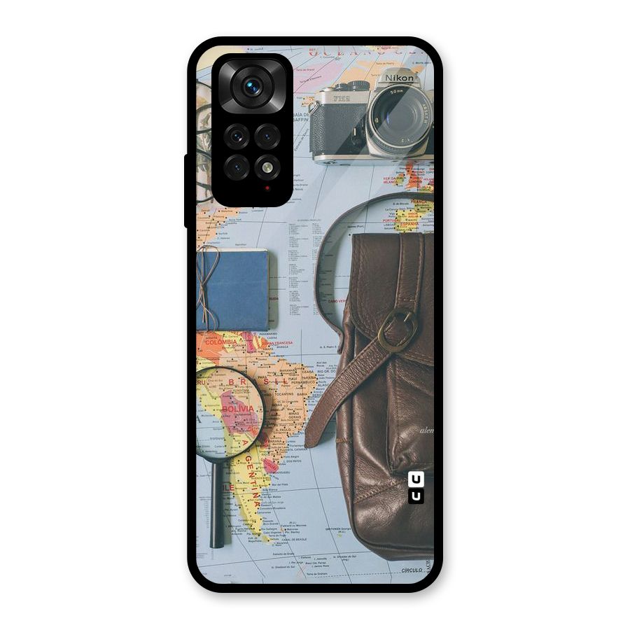 Travel Requisites Glass Back Case for Redmi Note 11S