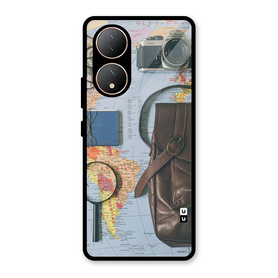 Travel Requisites Glass Back Case for Vivo Y100