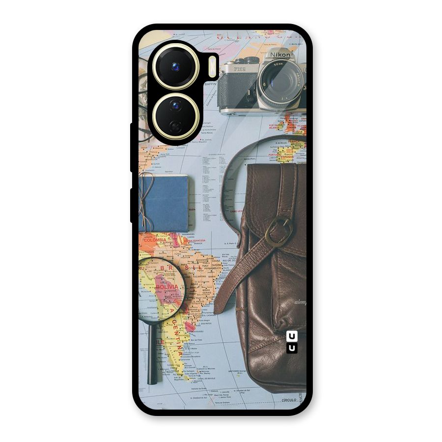 Travel Requisites Glass Back Case for Vivo Y16