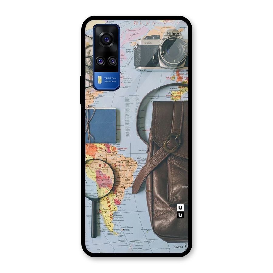 Travel Requisites Glass Back Case for Vivo Y31