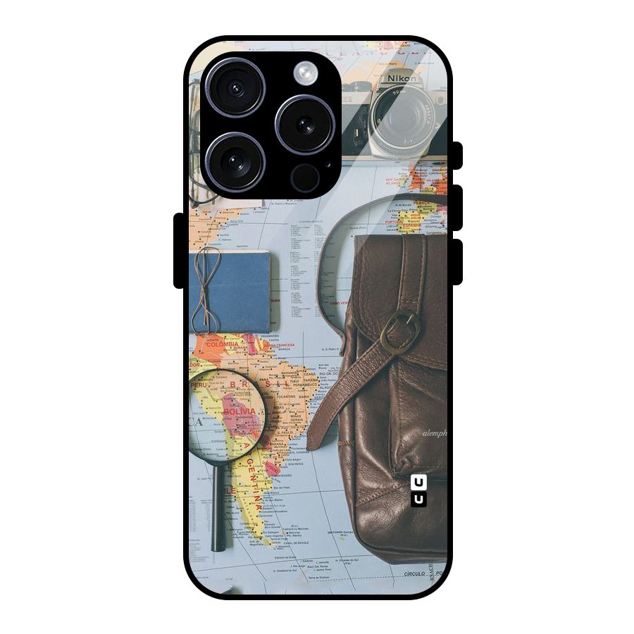 Travel Requisites Glass Back Case for iPhone 15 Pro