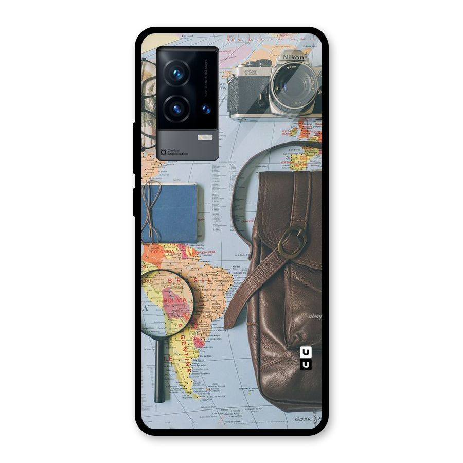 Travel Requisites Glass Back Case for iQOO 9 5G