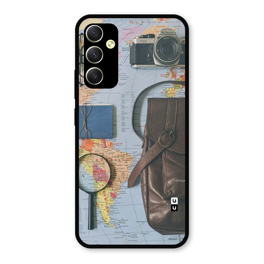 Travel Requisites Metal Back Case for Galaxy A34