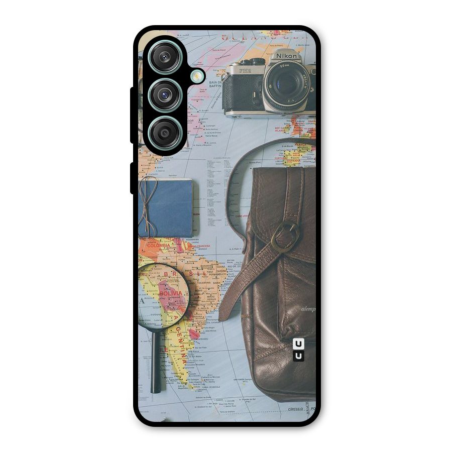 Travel Requisites Metal Back Case for Galaxy M55 5G