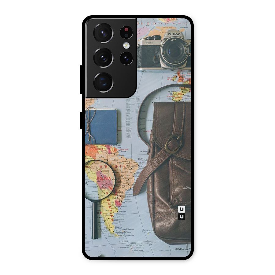 Travel Requisites Metal Back Case for Galaxy S21 Ultra 5G