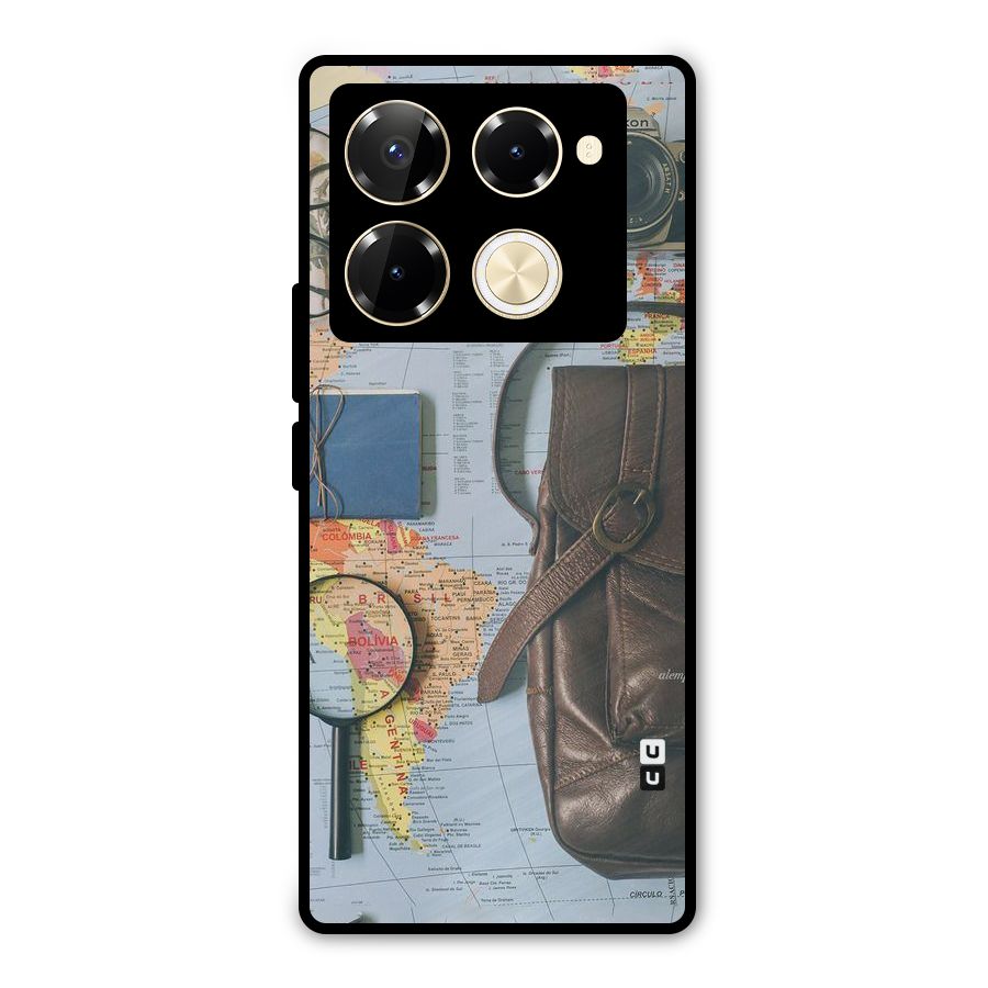 Travel Requisites Metal Back Case for Infinix Note 40 Pro