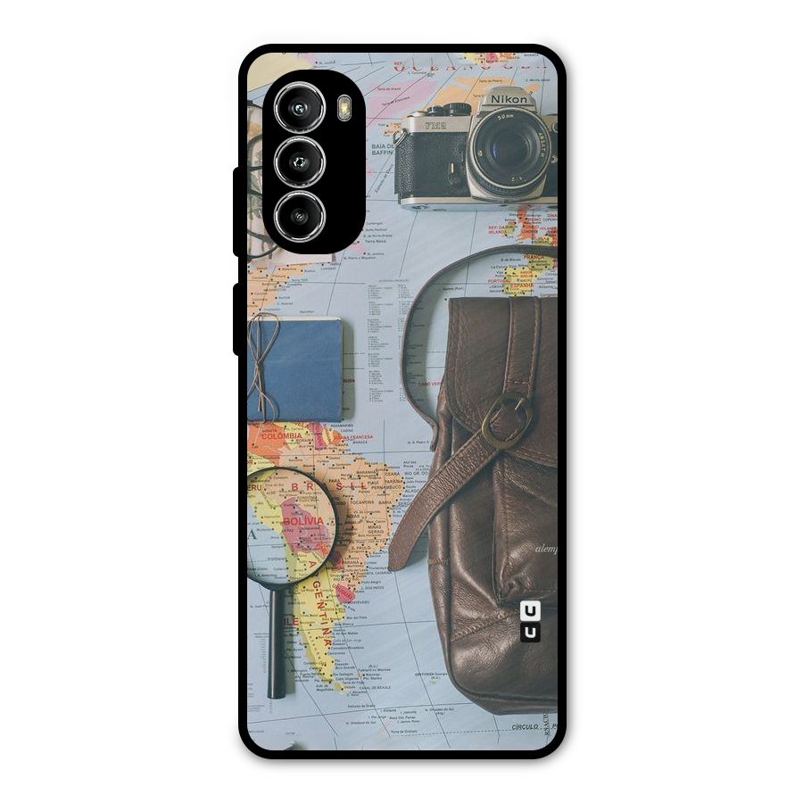 Travel Requisites Metal Back Case for Moto G52