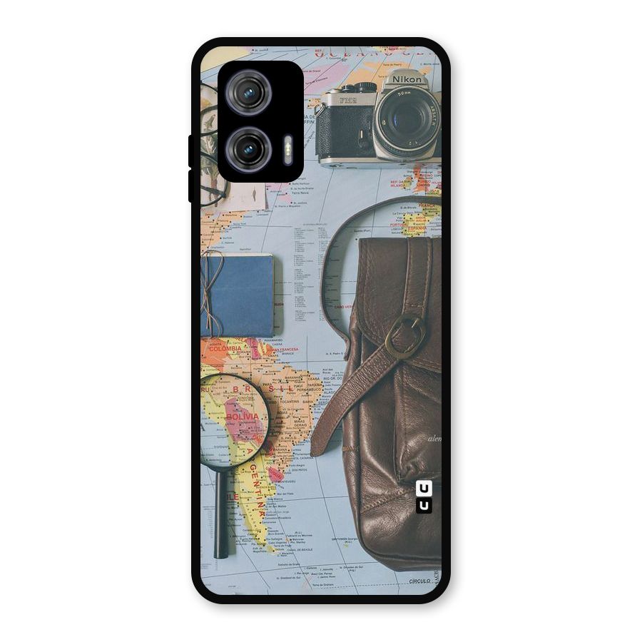 Travel Requisites Metal Back Case for Moto G73