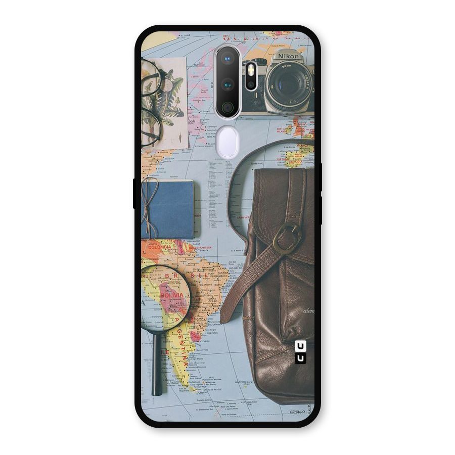 Travel Requisites Metal Back Case for Oppo A5 (2020)