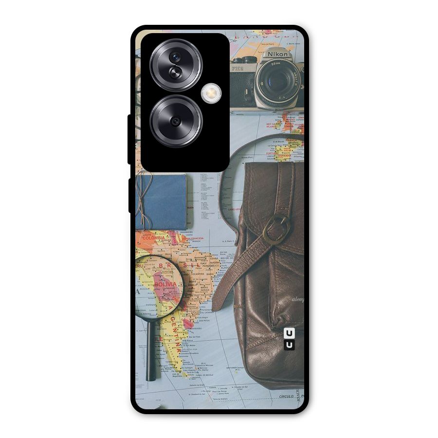 Travel Requisites Metal Back Case for Oppo A79 5G