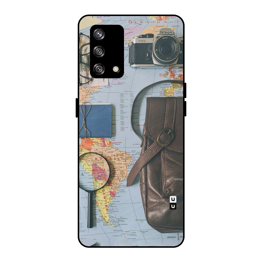 Travel Requisites Metal Back Case for Oppo F19