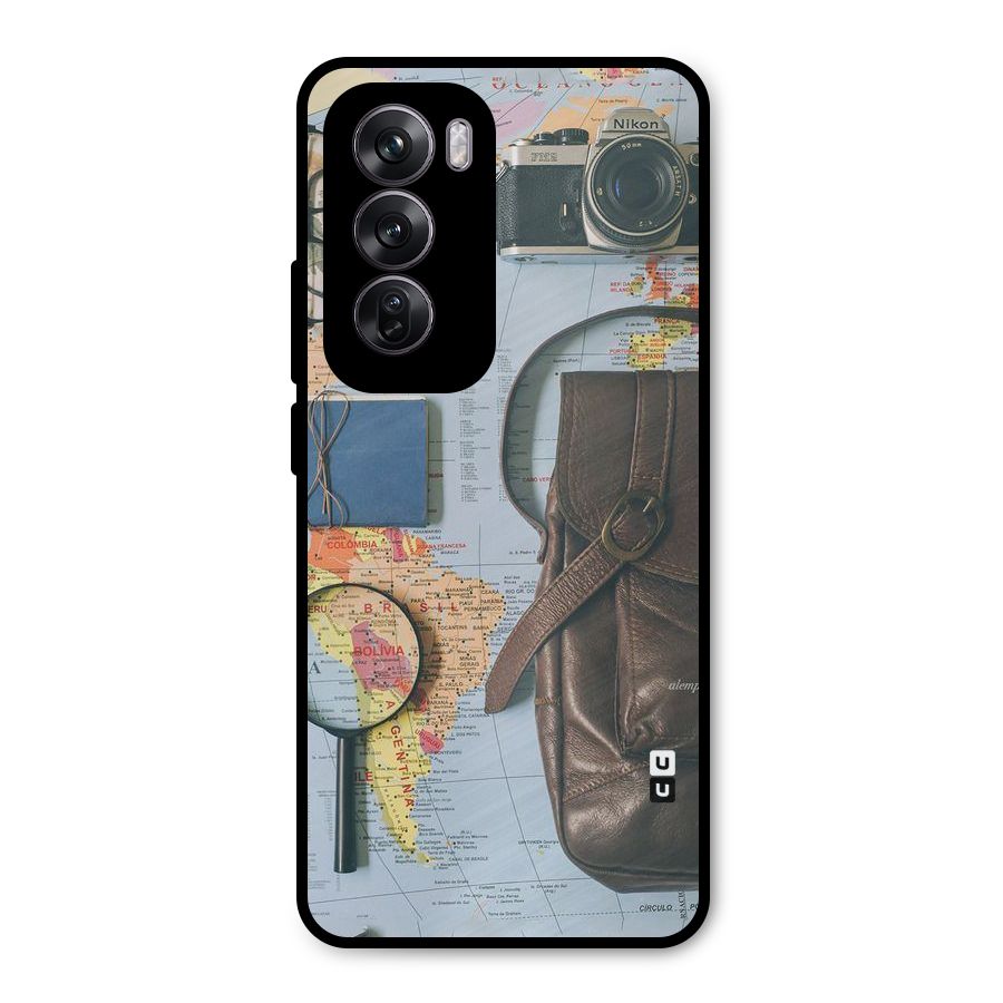 Travel Requisites Metal Back Case for Oppo Reno12 Pro
