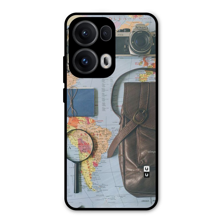 Travel Requisites Metal Back Case for Oppo Reno13 Pro