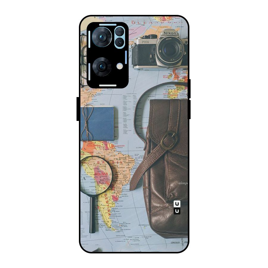 Travel Requisites Metal Back Case for Oppo Reno7 Pro 5G