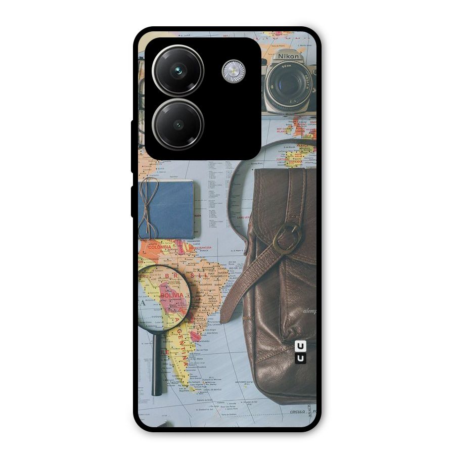 Travel Requisites Metal Back Case for Poco M7 Pro 5G