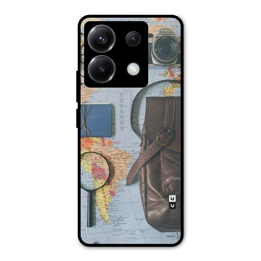 Travel Requisites Metal Back Case for Poco X6