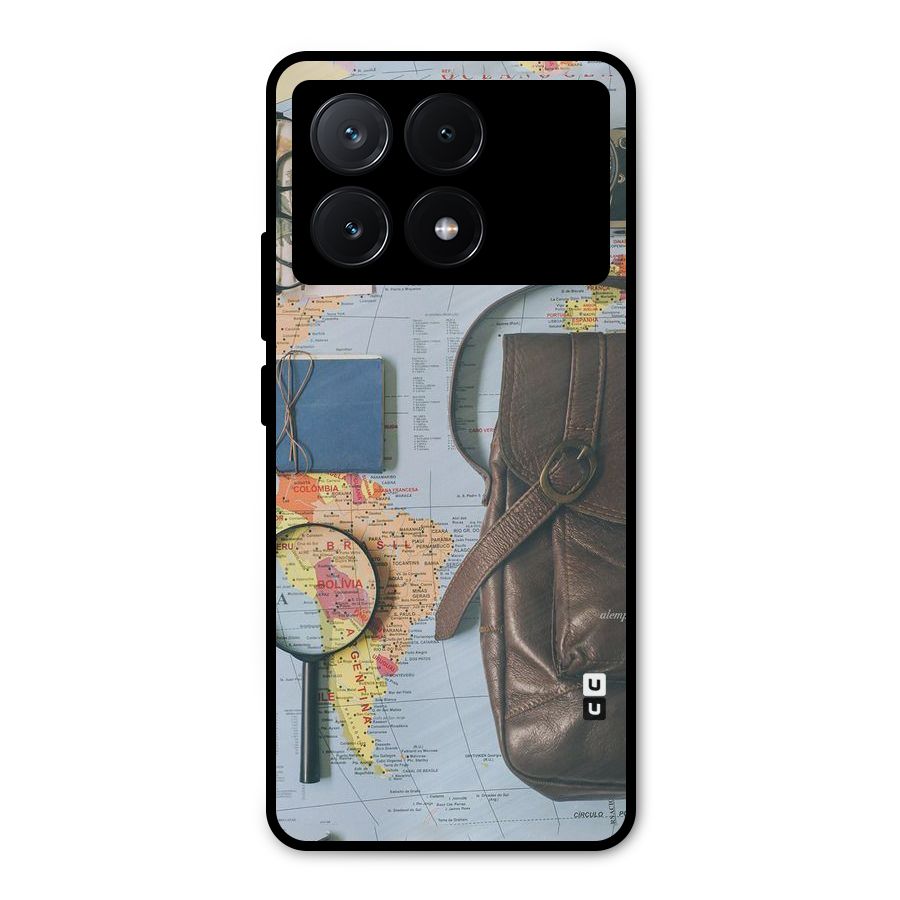 Travel Requisites Metal Back Case for Poco X6 Pro