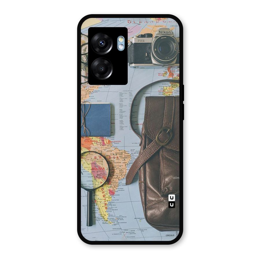 Travel Requisites Metal Back Case for Realme Narzo 50 5G