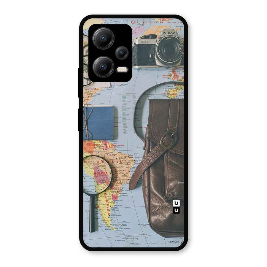 Travel Requisites Metal Back Case for Redmi Note 12 5G
