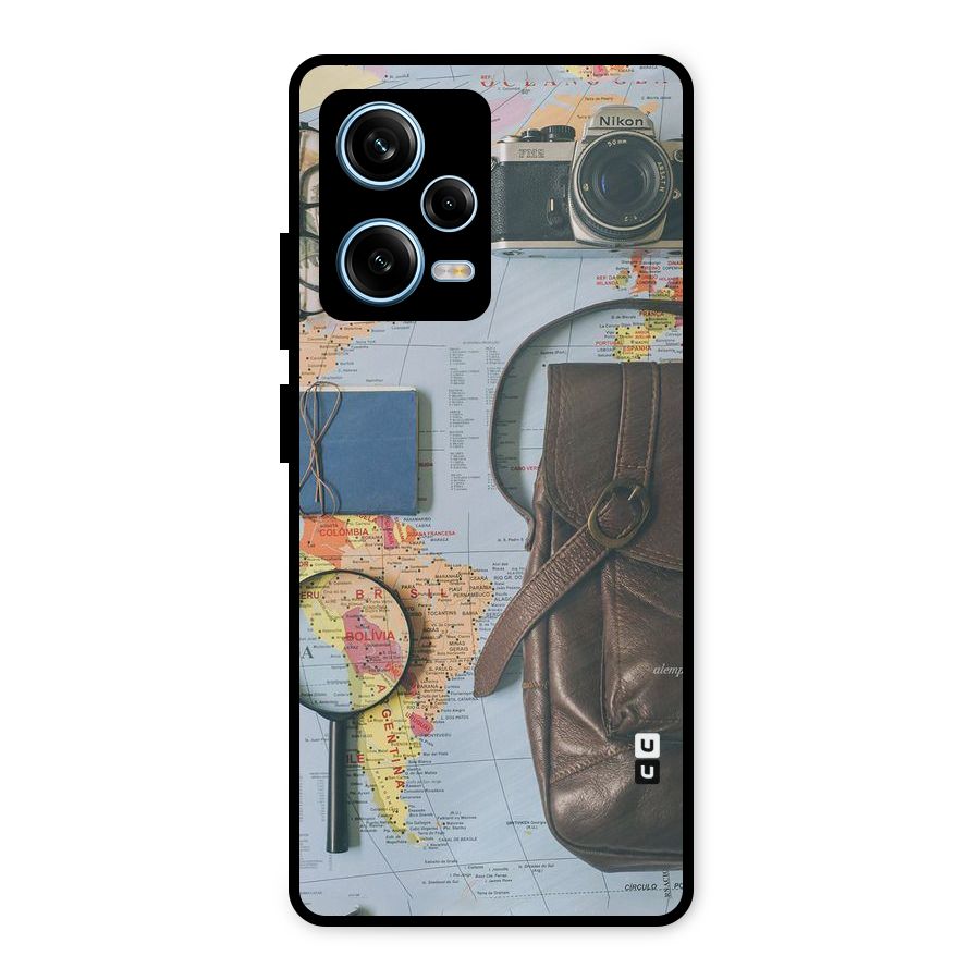 Travel Requisites Metal Back Case for Redmi Note 12 Pro