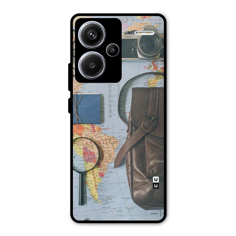 Travel Requisites Metal Back Case for Redmi Note 13 Pro Plus