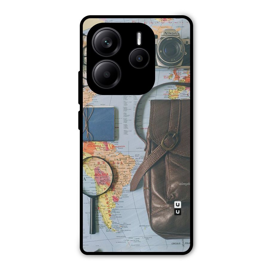 Travel Requisites Metal Back Case for Redmi Note 14 5G