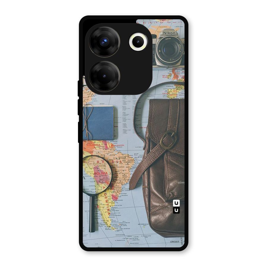 Travel Requisites Metal Back Case for Tecno Camon 20