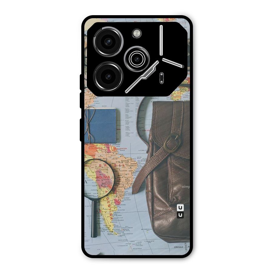 Travel Requisites Metal Back Case for Tecno Pova 6 Pro