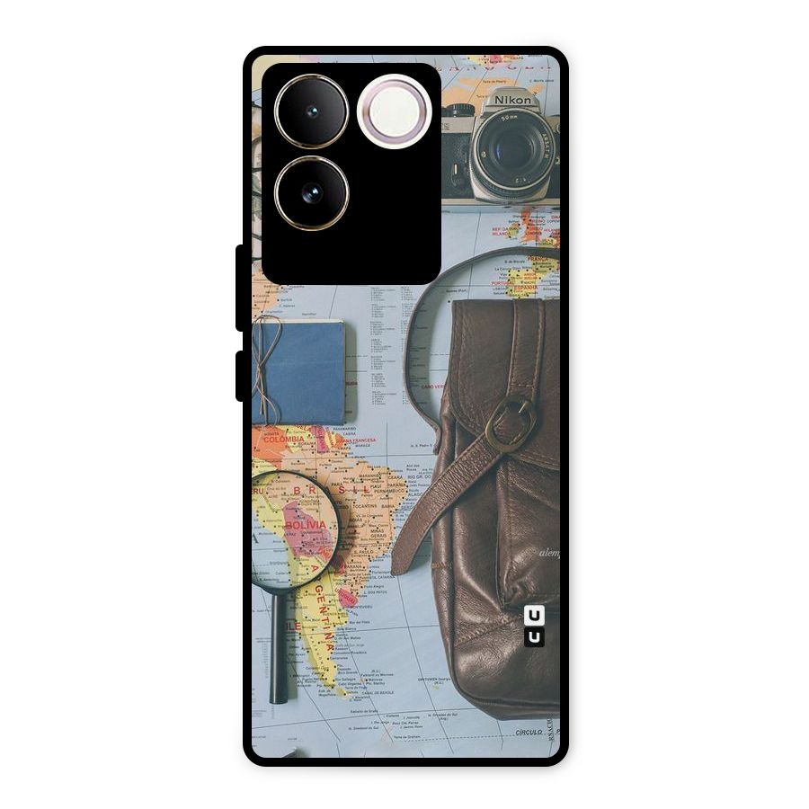 Travel Requisites Metal Back Case for Vivo T2 Pro