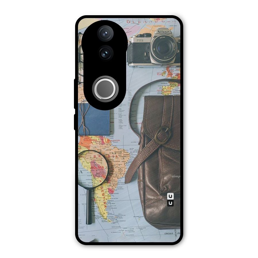 Travel Requisites Metal Back Case for Vivo V50e