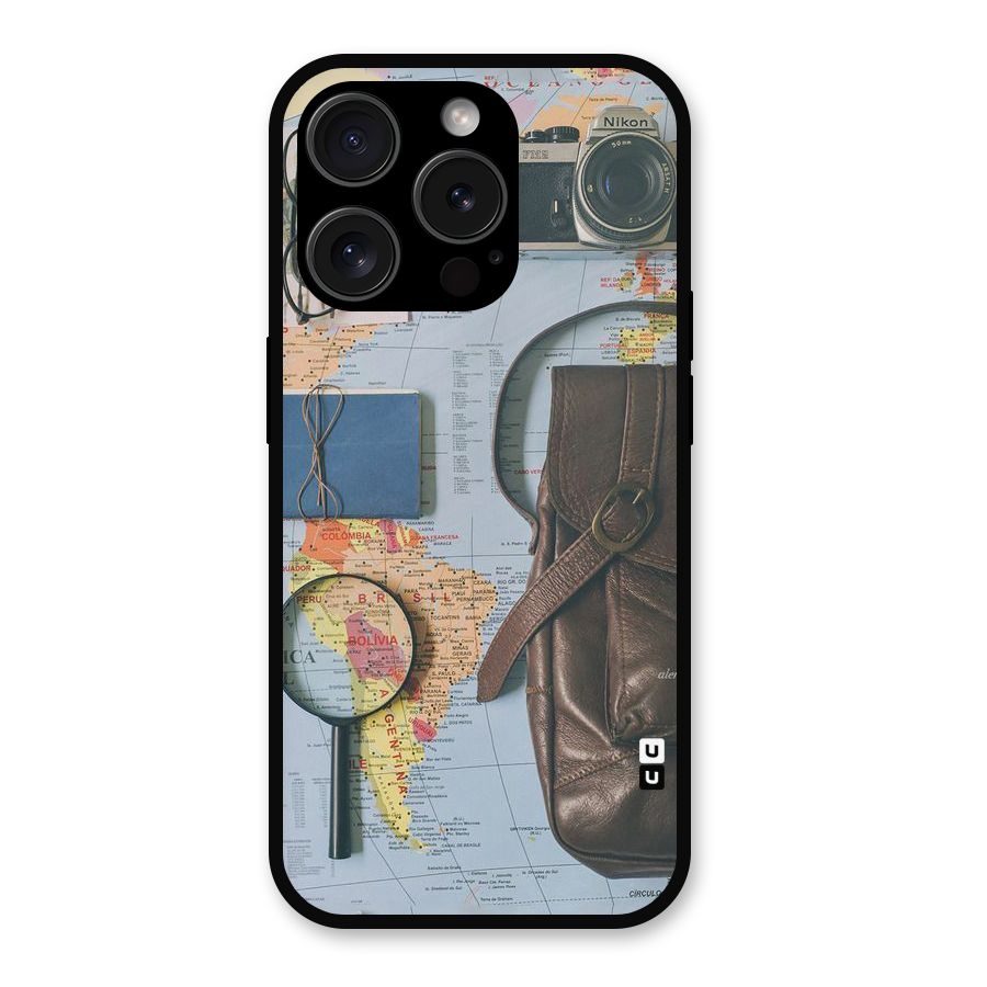Travel Requisites Metal Back Case for iPhone 15 Pro