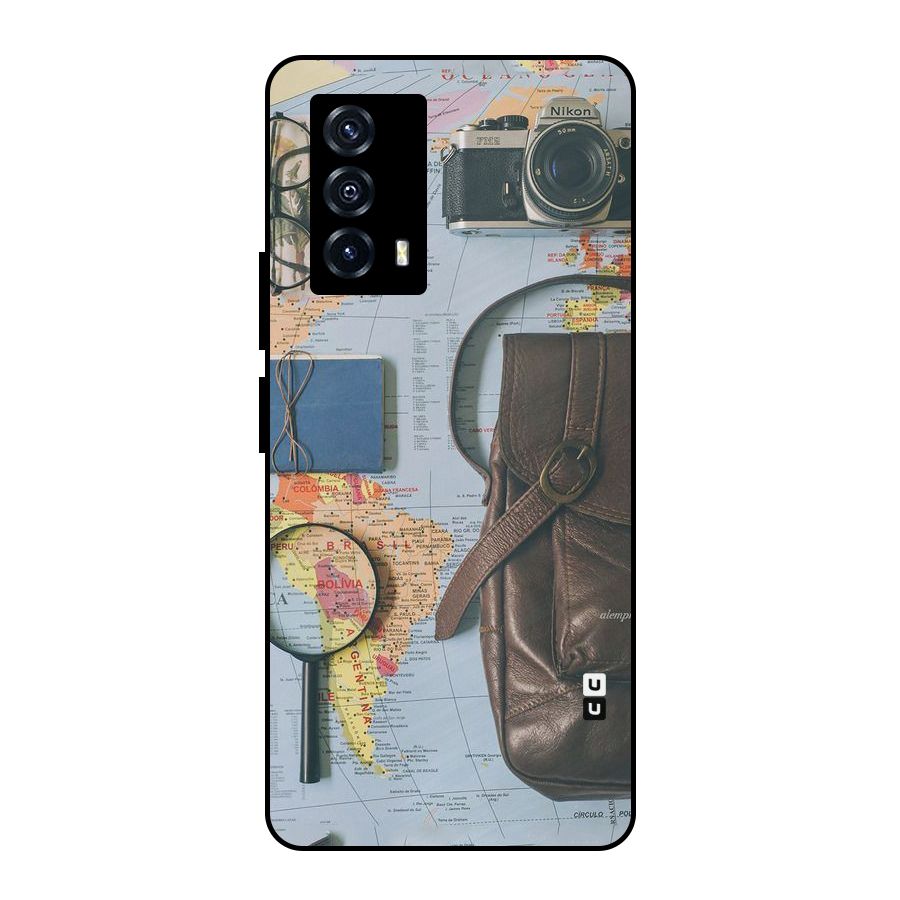 Travel Requisites Metal Back Case for iQOO Z5