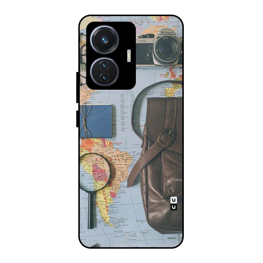 Travel Requisites Metal Back Case for iQOO Z6 44W