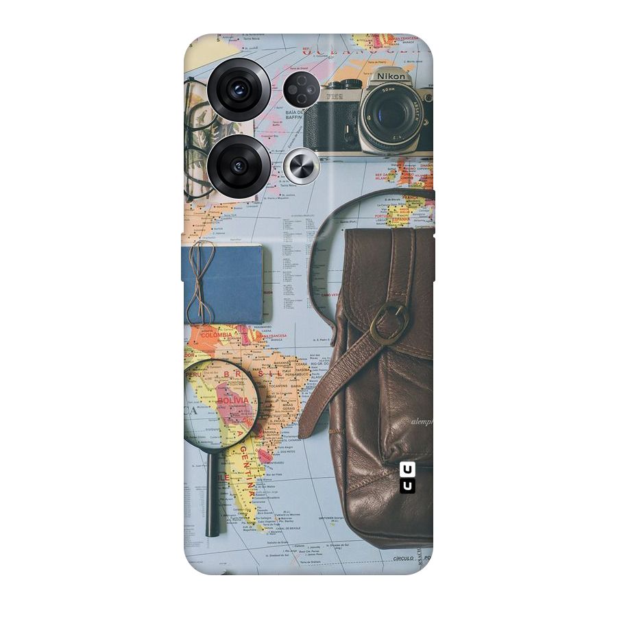 Travel Requisites Original Polycarbonate Back Case for Oppo Reno8 Pro 5G